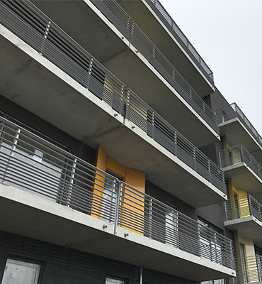 BAVETTA CONSTRUCTION Logement collectif à Marly façade balcon